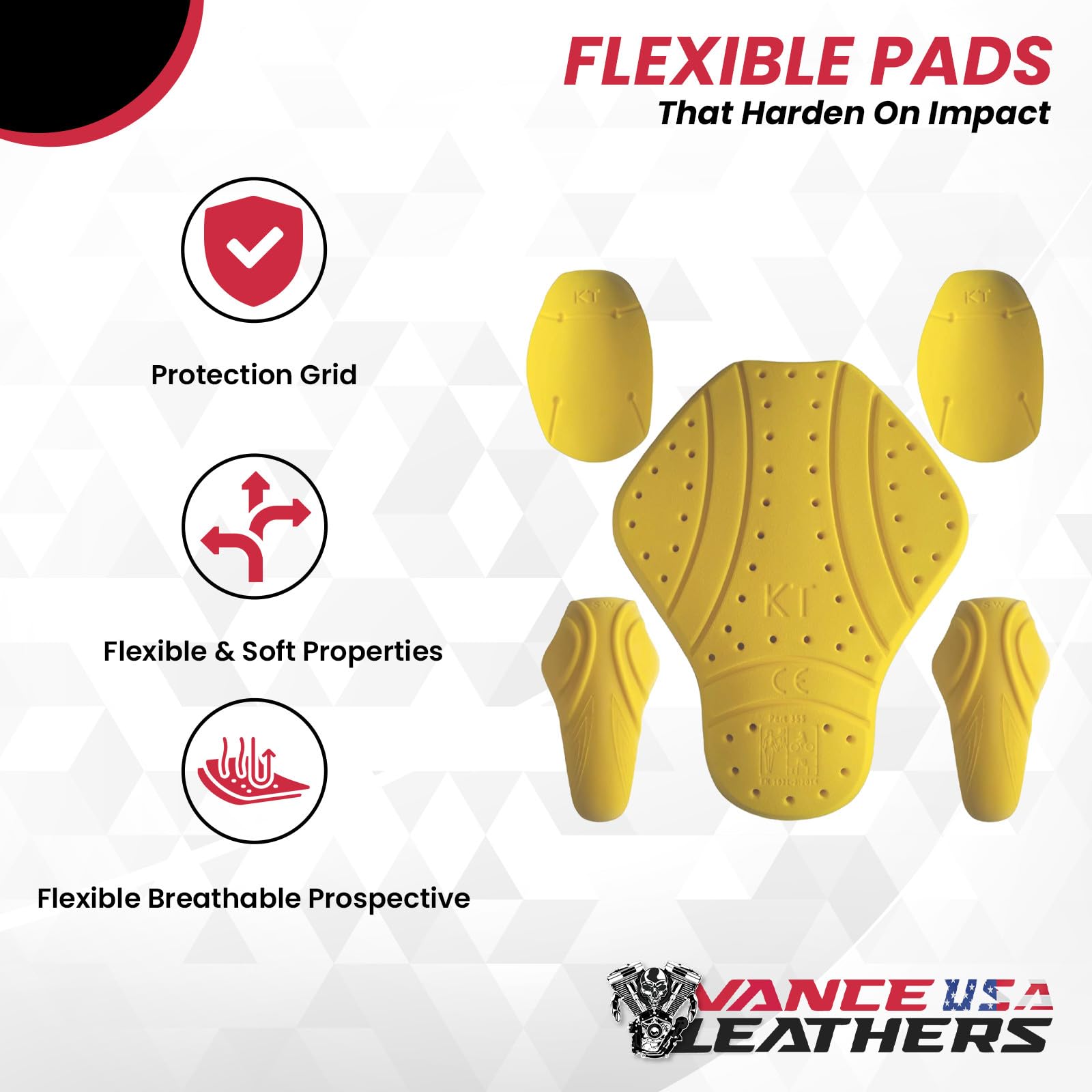 CE Level 2 Elbow Armor Pad | Level 2 Approved Elbow Protectors for Motorcycle Jackets | Protection Pads