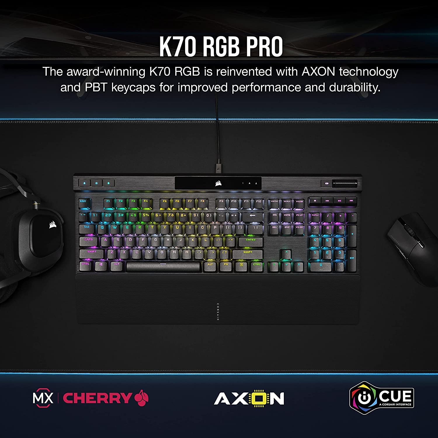 Amazon.com: Corsair K70 RGB PRO (CH-9109411-NA) Mechanical Gaming