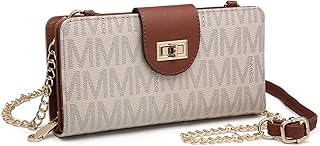 MKP COLLECTION Women Small Crossbody Shoulder Bag Zip Wallet Purse Handbags Clutch Credit Card Holder with Chain Strap