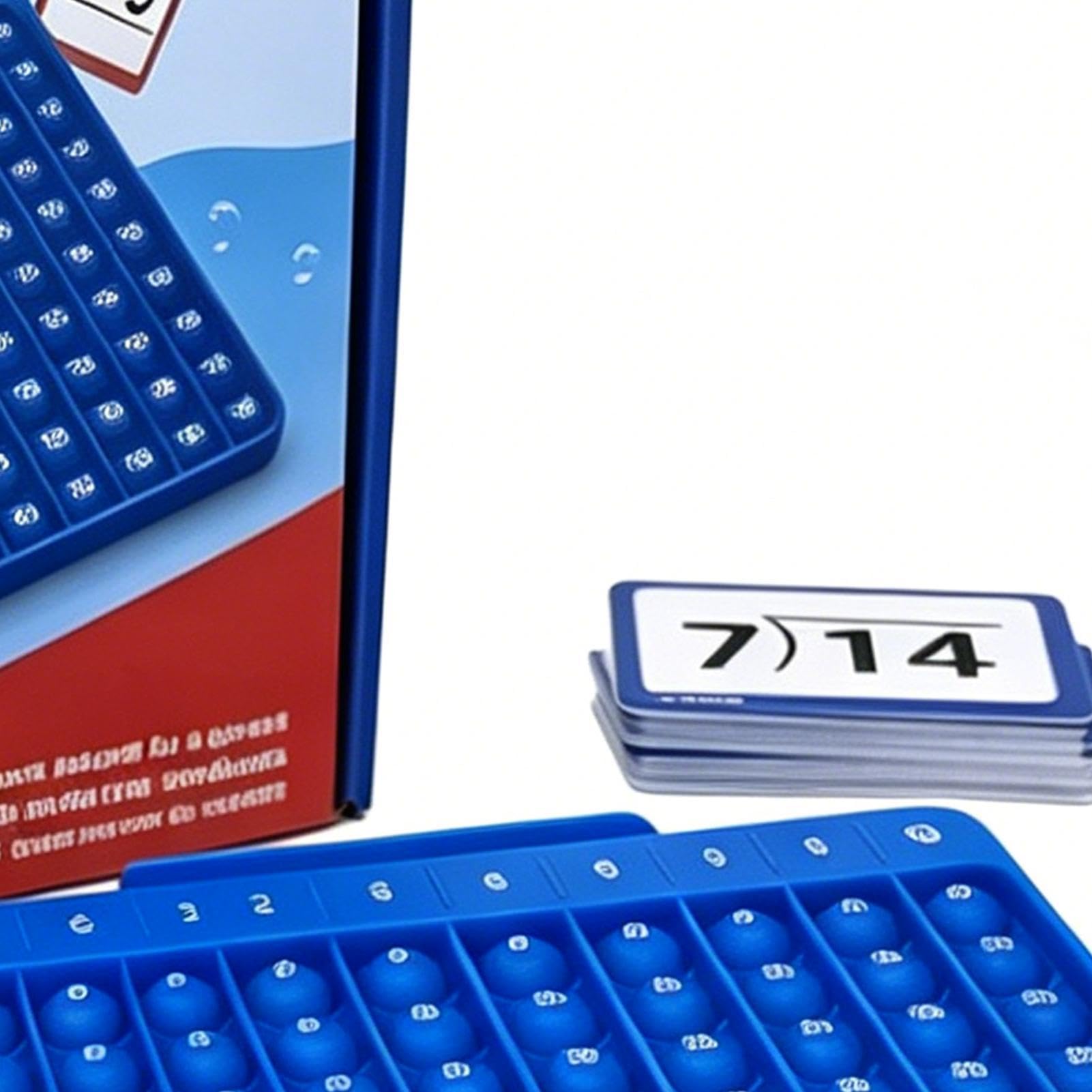 Set di schede flash matematiche - Tavola di moltiplicazione completa, addizione, divisione di sottrazione, giocattolo didattico | Schede informative educative portatili per bambini della scuola matern