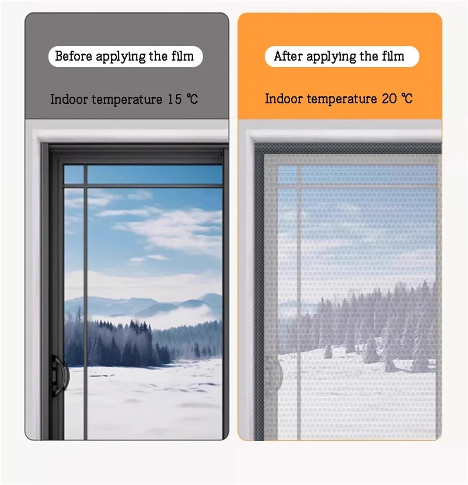 Isolamento finestre, Guarnizione a bolle addensata for la casa termica antivento Facile da installare Nessuna necessità di foratura(W120*H200cm)