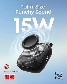 Soundcore Boom Go 3i Portable Bluetooth Speaker by Anker, 24H Playtime