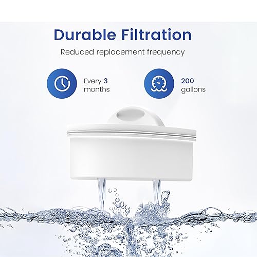 Miniatura 5 de Waterspecialist Filtro de repuesto para todos los sistemas de filtración Waterdrop, se adapta a Waterdrop WD-PF-01A Plus, reduce PFOAPFOS, cloro,