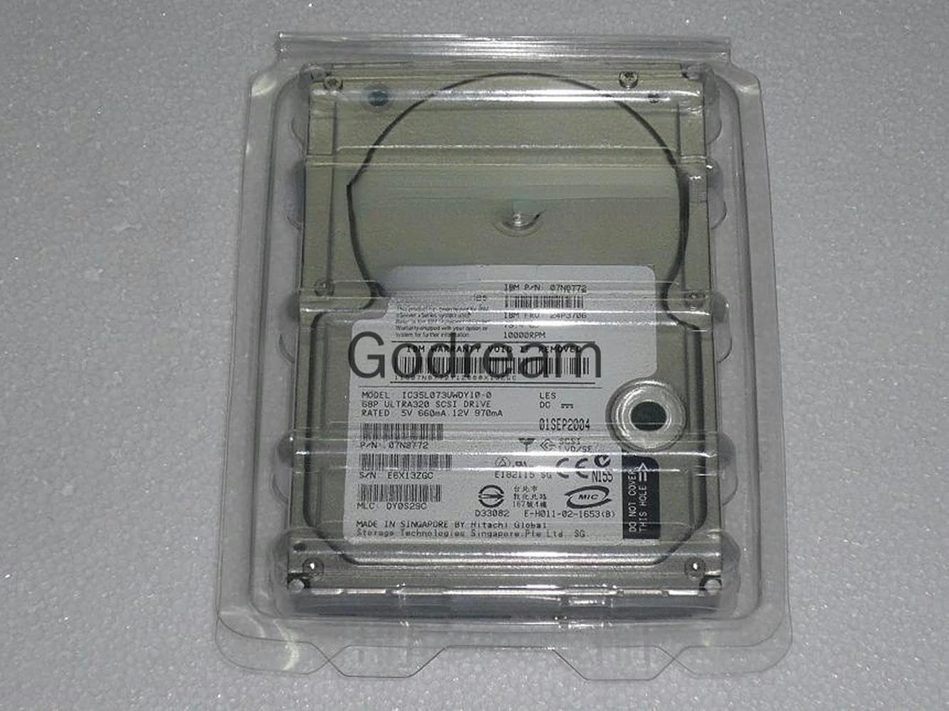 RKEBK for 73.4G 10K U320 68 Pin SCSI 24P3706 07N8772 IC35L073U Y10-0