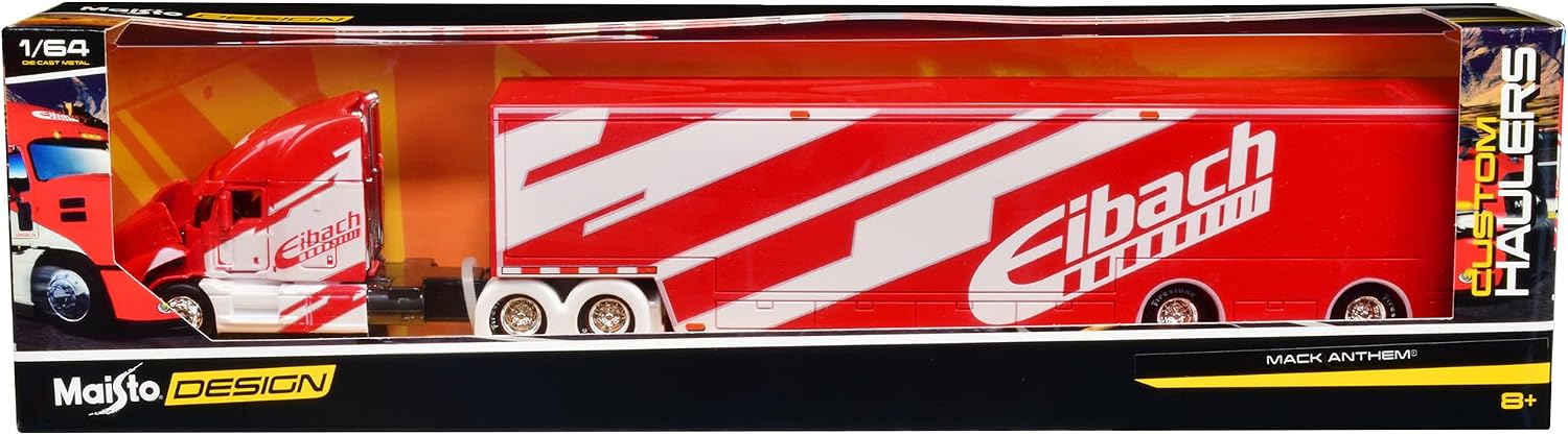 Mack Anthem Enclosed Car Transporter Eibach Red with France | Ubuy display picture 1