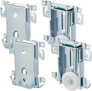 Therwen 4 Pcs 1-7/16 Inch Sliding Mirror Closet Door Roller Replacement