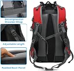 TurnWay Amanda Hiking Backpack 50L Lightweight Water Resistant, Camping Daypack Travel Bag with Rain Cover, Headphone Hole