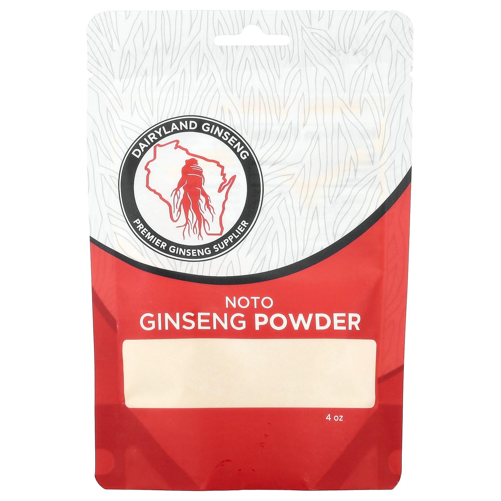 Dairyland Ginseng - Premiume Pure Panax Notoginseng Powder (4 oz) - 100% Natural Tien Chi Root Powder田七粉, Enhances Wellness - Herbal Remedies - Gluten Free, Non-GMO 北人参，三七粉