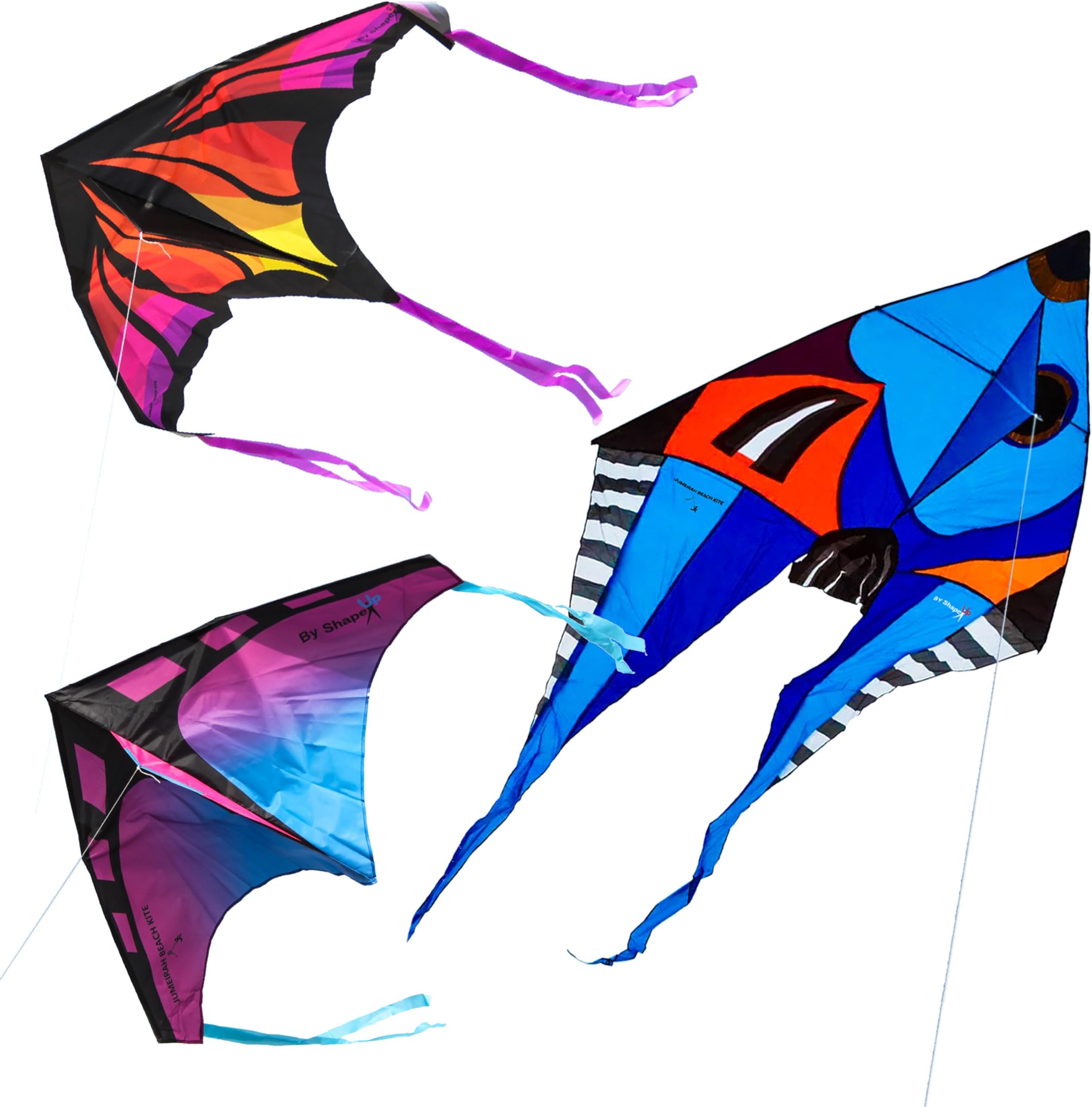 Single Line Big Kite Outdoor Flying 1.6 m Beginner-to-Intermediate 1 String Line with Handle Winder Storage Bag Pack & Go Kite Toys Sport Easy-to-Fly for Kids Adults (Game of Drogon) (Picasso Style)