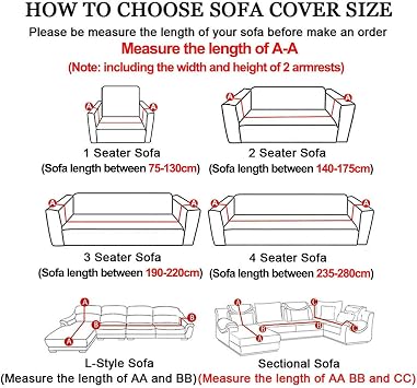 SJH Luxurious Velvet Sofa Slipcover for 2 3 4 Seater,Soft Plush Sofa Protector,Stretch Armrest Sofa Cover Water Resistance Furniture Protector-Brown-2Seater 140-170CM