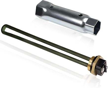 Replacement 520900 RV Water Heater Element for Suburban for Atwood 6-10 Gallon SW4DE SW6DE SW6DEL SW10 SW10DE SW10PE SW12DE SW12DEL Models with 1-1/2 in x 1-1/16 in x 6 in Wrench Socket