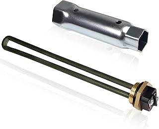 Replacement 520900 RV Water Heater Element for Suburban for Atwood 6-10 Gallon SW4DE SW6DE SW6DEL SW10 SW10DE SW10PE SW12DE SW12DEL Models with 1-1/2 in x 1-1/16 in x 6 in Wrench Socket