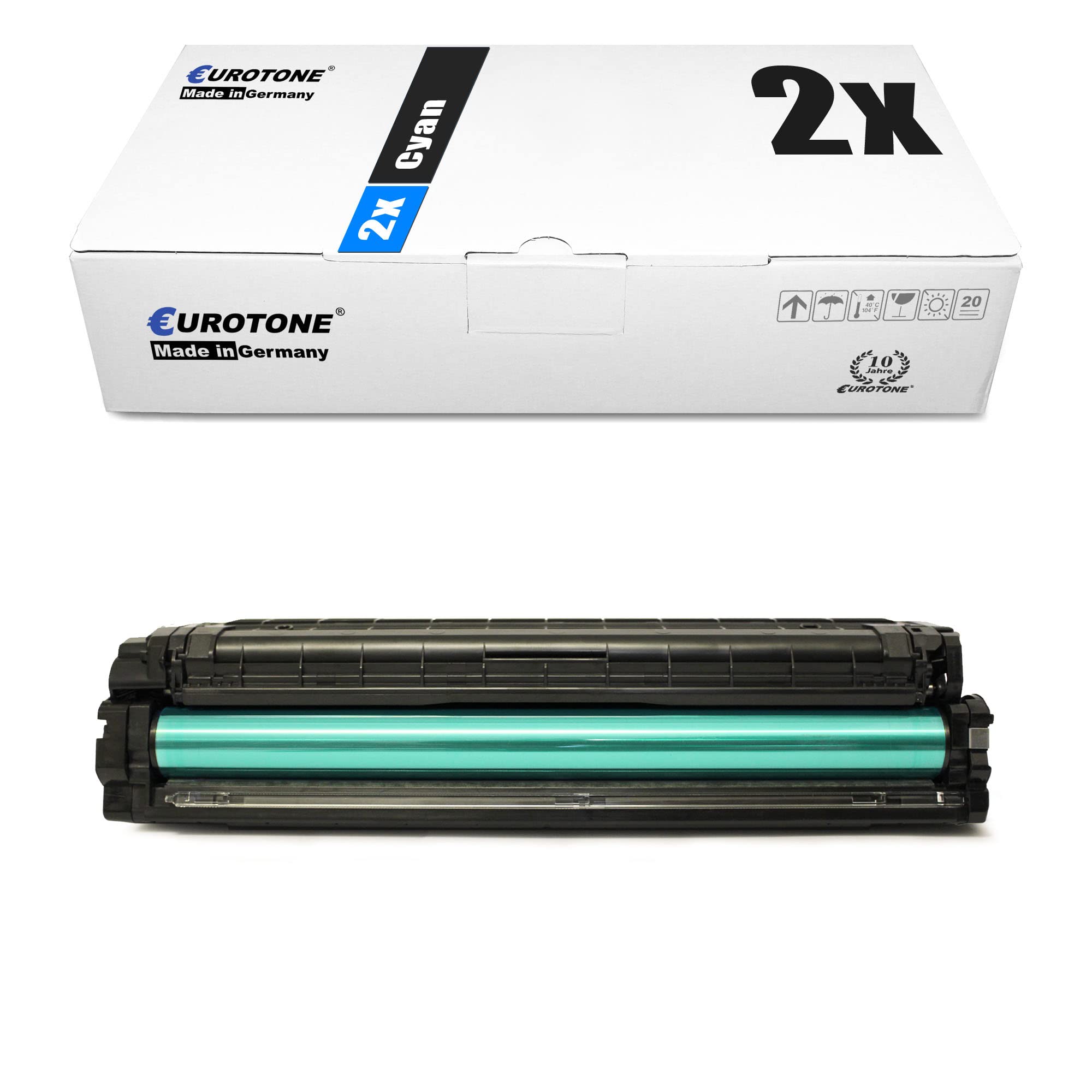 Toner Samsung CLT-C504S Eurotone 2 x EOS cyan Xpress C1860 CLP 415