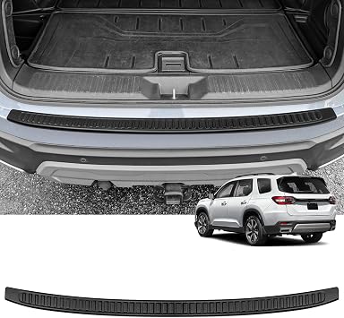 Rear Bumper Protector for Honda 2023-2025 2026 Pilot Car Accessories ABS Plastic Material Matte Black Resistant Trunk Door Entry Guards