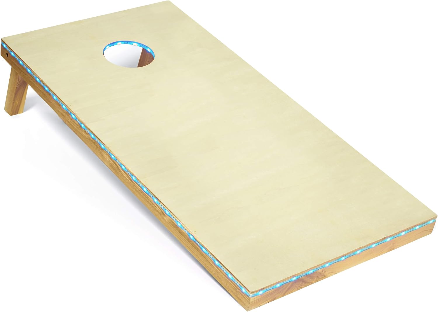 Tailgating Pros Cornhole Boards - 4'x2' & 3'x2' Cornhole Game w/Carrying Case & Set of 8 Corn Hole Bean Bags w/Tote
