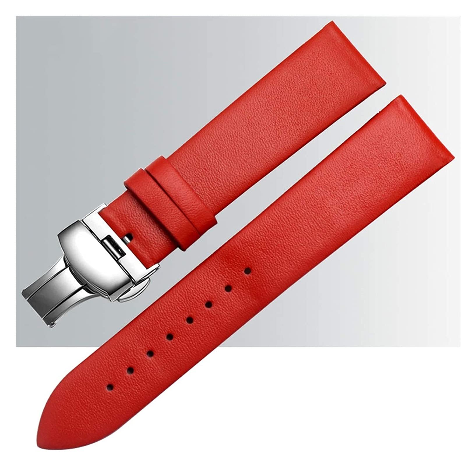 Correas de reloj de cuero con ajuste ergonómico y pasador rápido 8