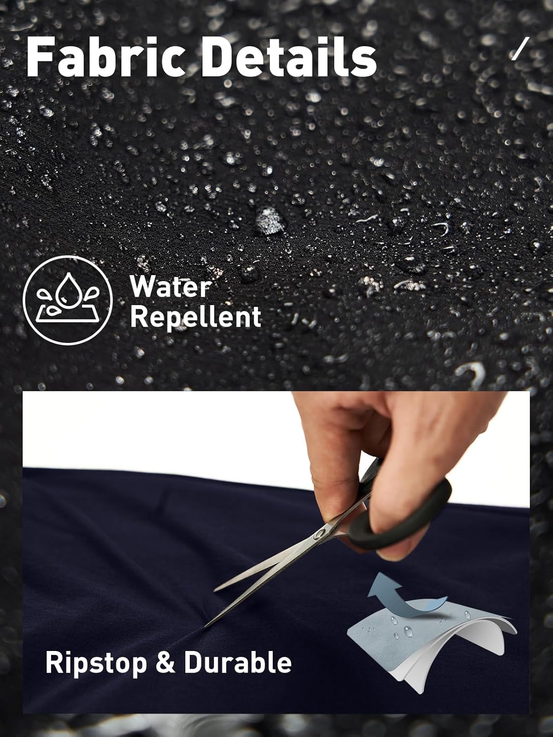 Men's Hiking Stretch Pants Lightweight Work Pants Waterproof Tactical Ripstop Cargo Pants - Image 6