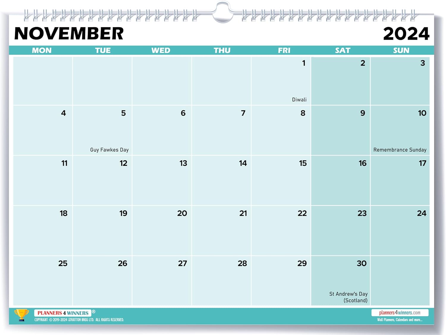 Large Wall Calendar Planner 2025 in Elegant Style by planners4winners ...