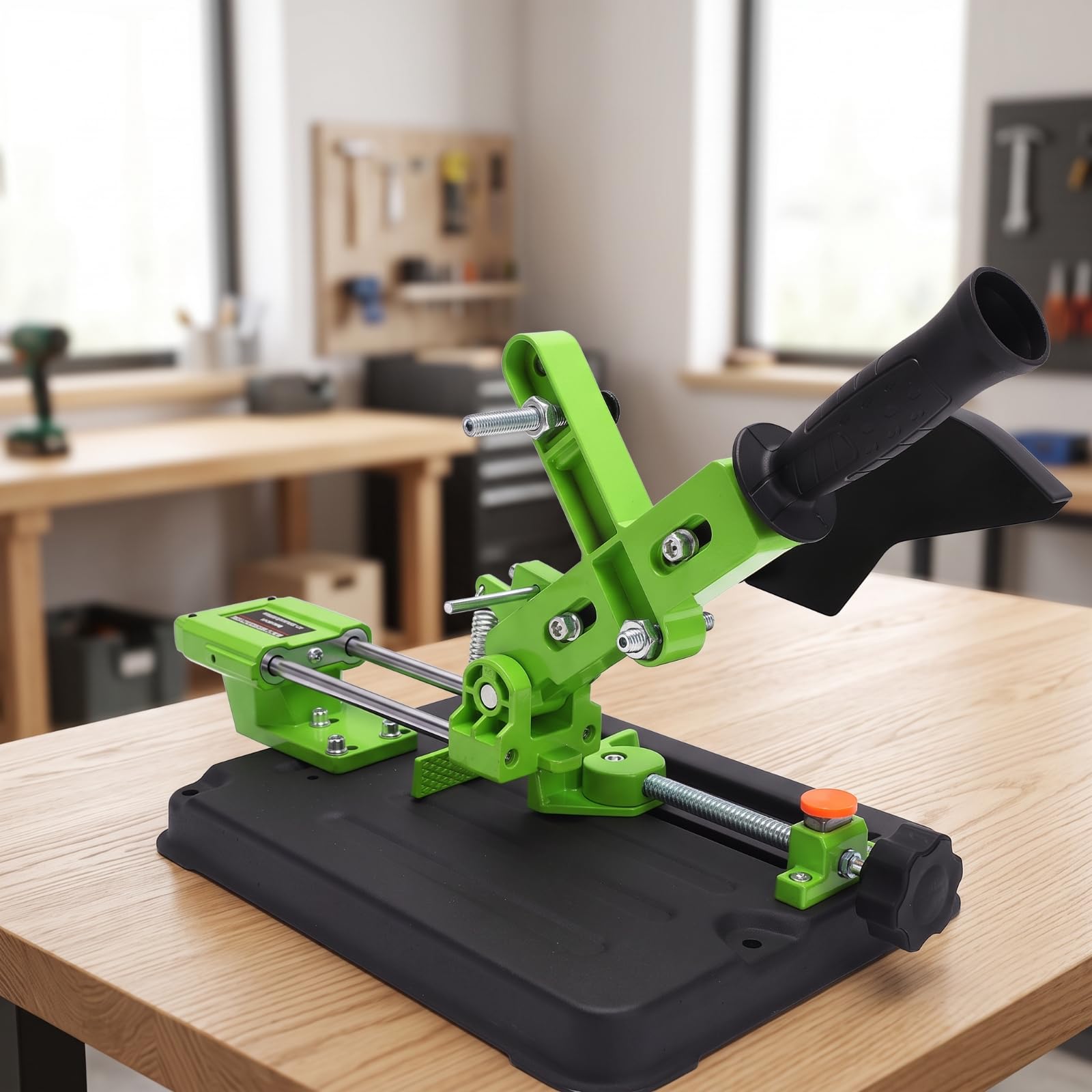 Soporte para Amoladora Inclinable | Estable, Soporte para Amoladora inclinable con Protector Chispas, Versátil, Taller