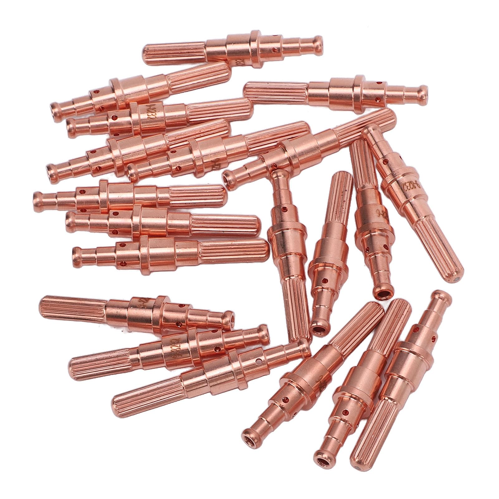 AUNMAS 20er-Pack 9-8232 Elektroden-Plasmaschneid-Verbrauchsmaterial für Thermal Dynamics SL60 SL100 Brenner, Messing, Hitzebeständig, Einfache Installation