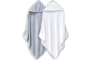 2 Pack Rayon Bamboo Baby Bath Towel Ultra Soft Newborn Baby Essentials