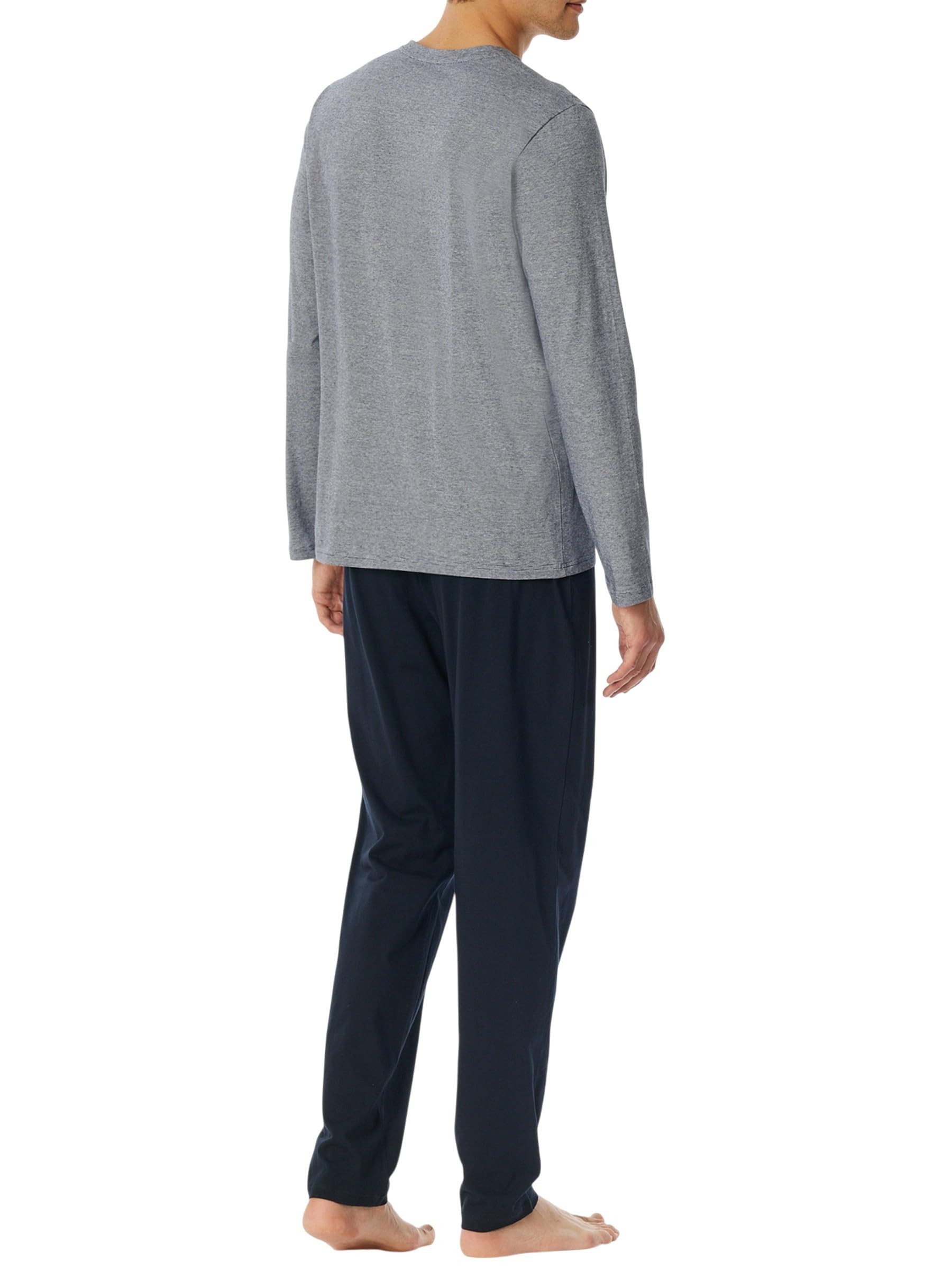 Schiesser Schiesser Herren Schlafanzug Lang mit Knopfleiste - Nightwear Set Set di Pigiama Uomo (Pacco da 1)