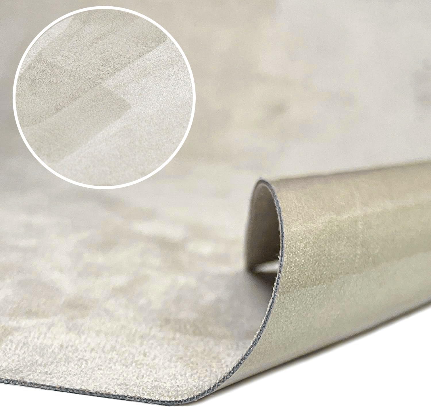 Tessuto in microfibra autoadesivo per abitacolo, effetto pelle scamosciata, effetto pelle scamosciata, tessuto elasticizzato in velluto, 300 x 150 cm (beige)