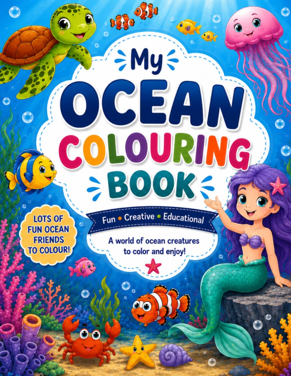 MY OCEAN COLOURING BOOK