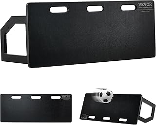 VEVOR Tabla de Rebote de Fútbol, ​​Pared de Fútbol Portátil 100x40cm con Rebote de 2 Ángulos, Fabricada en HDPE, Equipo de Entrenamiento de Fútbol para Niños y Adultos, Entrenamiento de Pases y Tiros