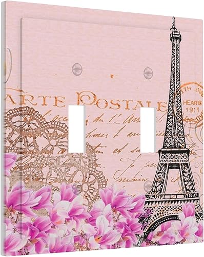 Miniatura 2 de Octopus Love - Cubierta para interruptor de luz de palanca triple con estampado de pasión costera, placas decorativas de pared de plástico (tamaño