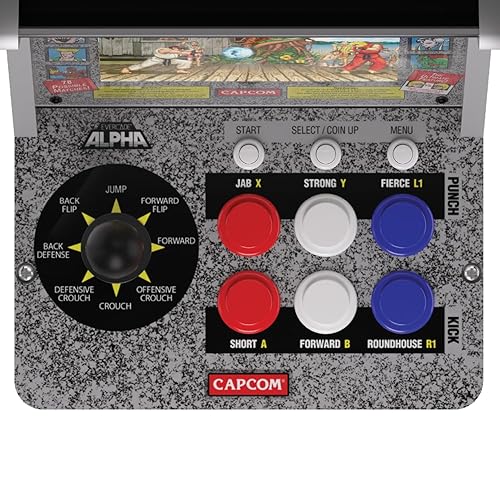 Miniatura 4 de Evercade Alpha Street Fighter Bartop Arcade - Pre-assembled unit with Competition-Grade Arcade Controls + 8 High-Resolution IPS Screen