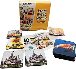 Genérico Jogo da Memória Cognitivo Idosos com 10 Pares