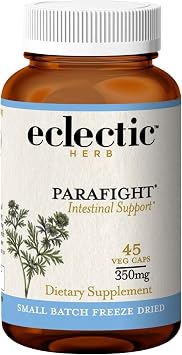 Eclectic Herb - ParaFight Capsules | Intestinal Support + Detox | Non-GMO, Vegan, Gluten Free 45 CT | 350 mg