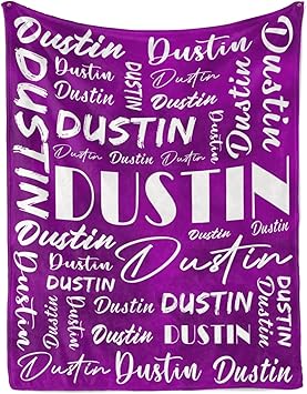 Name Blanket Personalized Name Blanket Customized Blanket with Name Text for Adult Kid Birthday Christmas Mothers Fathers Valentines Day Gift