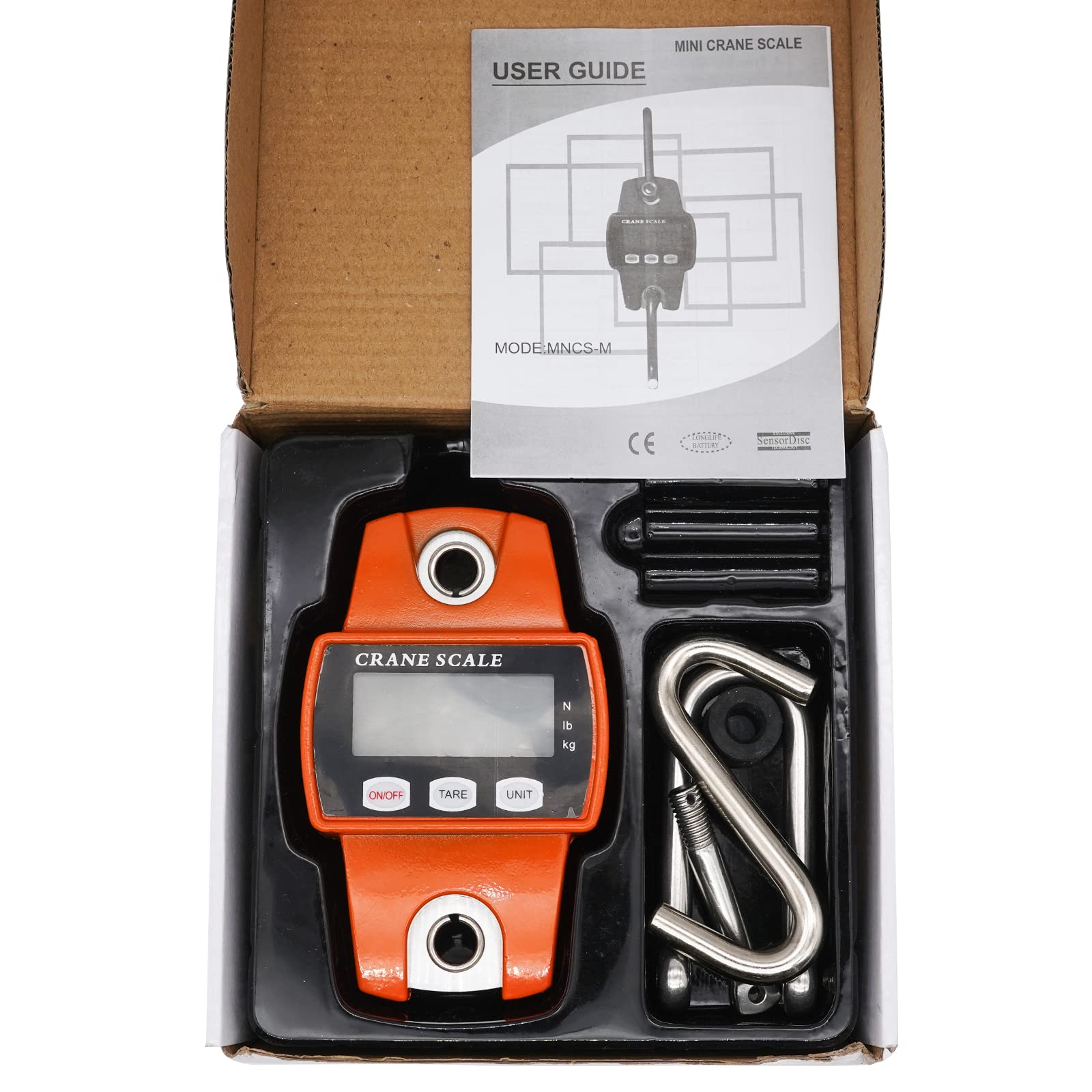Mini Gru Scala Portatile 300KG LCD Digitale Bilanciamento Elettronico Heavy Duty