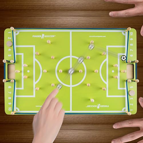 Miniatura 2 de Finger Soccer - Juego de ritmo rápido para 2 jugadores, gran regalo para tu entusiasta del fútbol