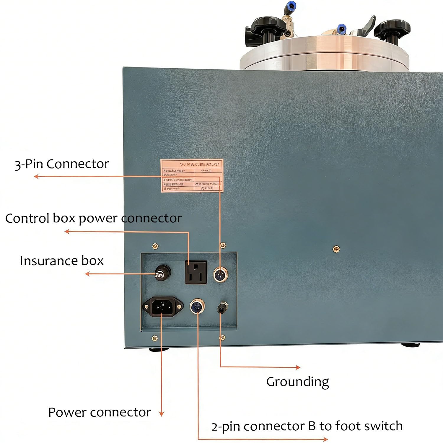 Iniettore di Cera sottovuoto da 510 W, Macchina per la formatura sottovuoto di Gioielli ad Alta precisione, Grande capacità di 6,6 libbre, Pressione Regolabile