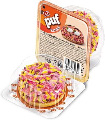 Eti Puff Color Biscuit 18g x 48 Pcs