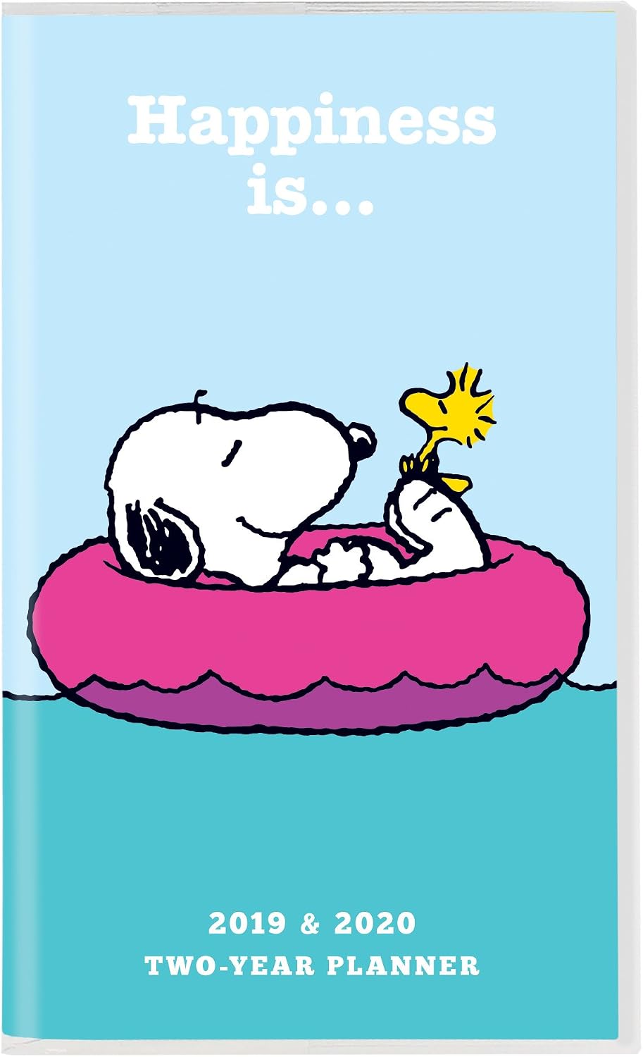 Graphique Peanuts Happiness Is 2 Year Planner - 29-Month 2019/2020 Planner, 3.75"x6" w/ 4 Languages, Marked Holidays, & Note and Reference Pages Included (2Y17319)