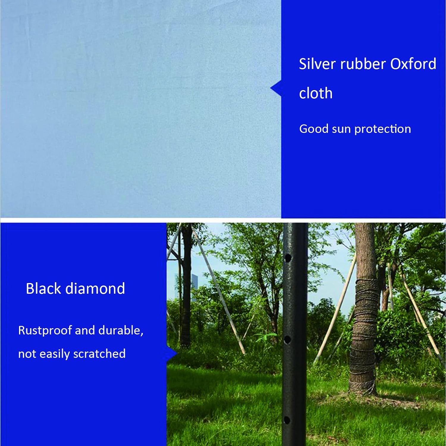 屋外の傘、大きな屋台の傘、太陽と雨が耐性、耐久性があり、ファッショナブルで、ホテル、中庭、ビーチ、庭園などに適しています。ベースのな