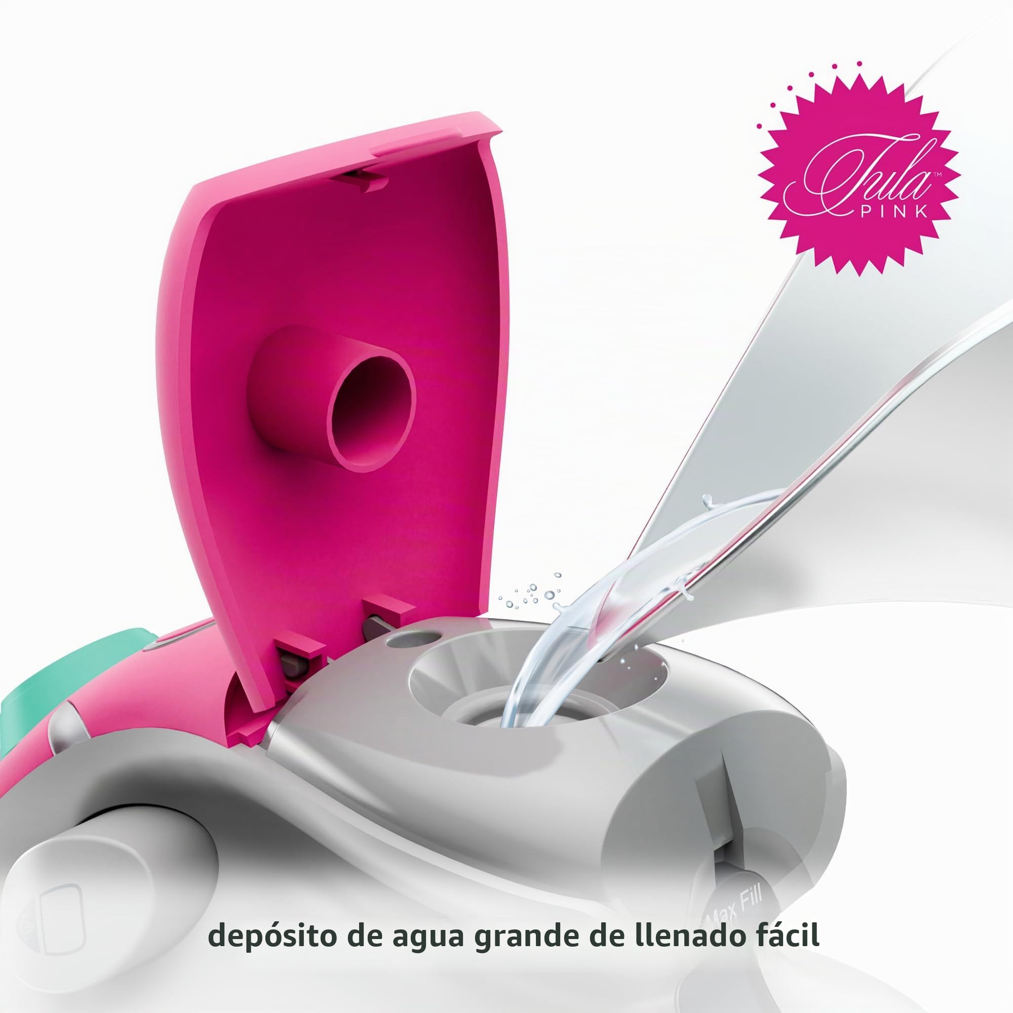 M3Pro Textile Compact Fabric Project Plancha de vapor con soporte para plancha caliente Solemate, Tula Pink
