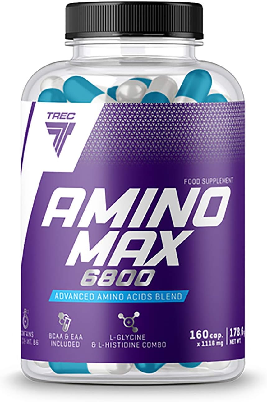 Trec Nutrition Amino Max 6800 160 caps -- Stength / Power / Mass / Definiton / High Strength