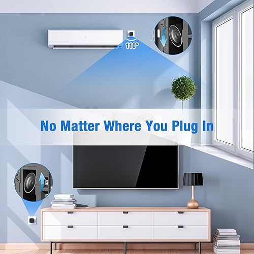 Miniatura 4 de LIZVIE Cargador de cámaras USB-C con cargador de gran angular de 170° con aplicación gratuita/visión nocturna/detección de movimiento/control remoto