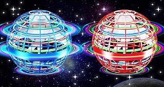 Flying Orb Ball Toy,2026 Upgraded Parachute LED,Magic Hand Controlled Flying Gravity Ball,Cosmic Globe Boomerang,Cool Christmas Birthday Gift for 6 7 8 9 10+ Year Old Boys Girls-Blue & Red