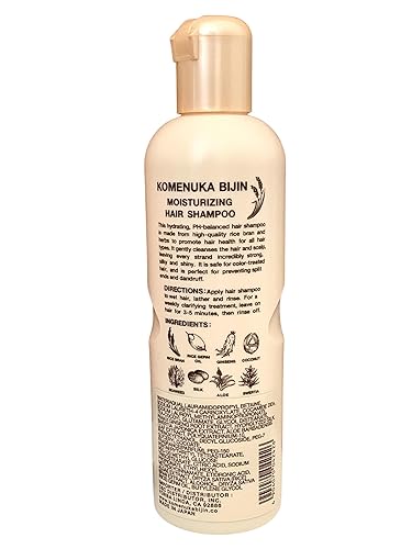 Miniatura 2 de Komenuka Bijin NS-K Champú Hidratante para Cabello (ENGLISH PACKAGING-Edición exclusiva para el mercado de EE. UU.) Sin parabenos sin sulfato (11 fl