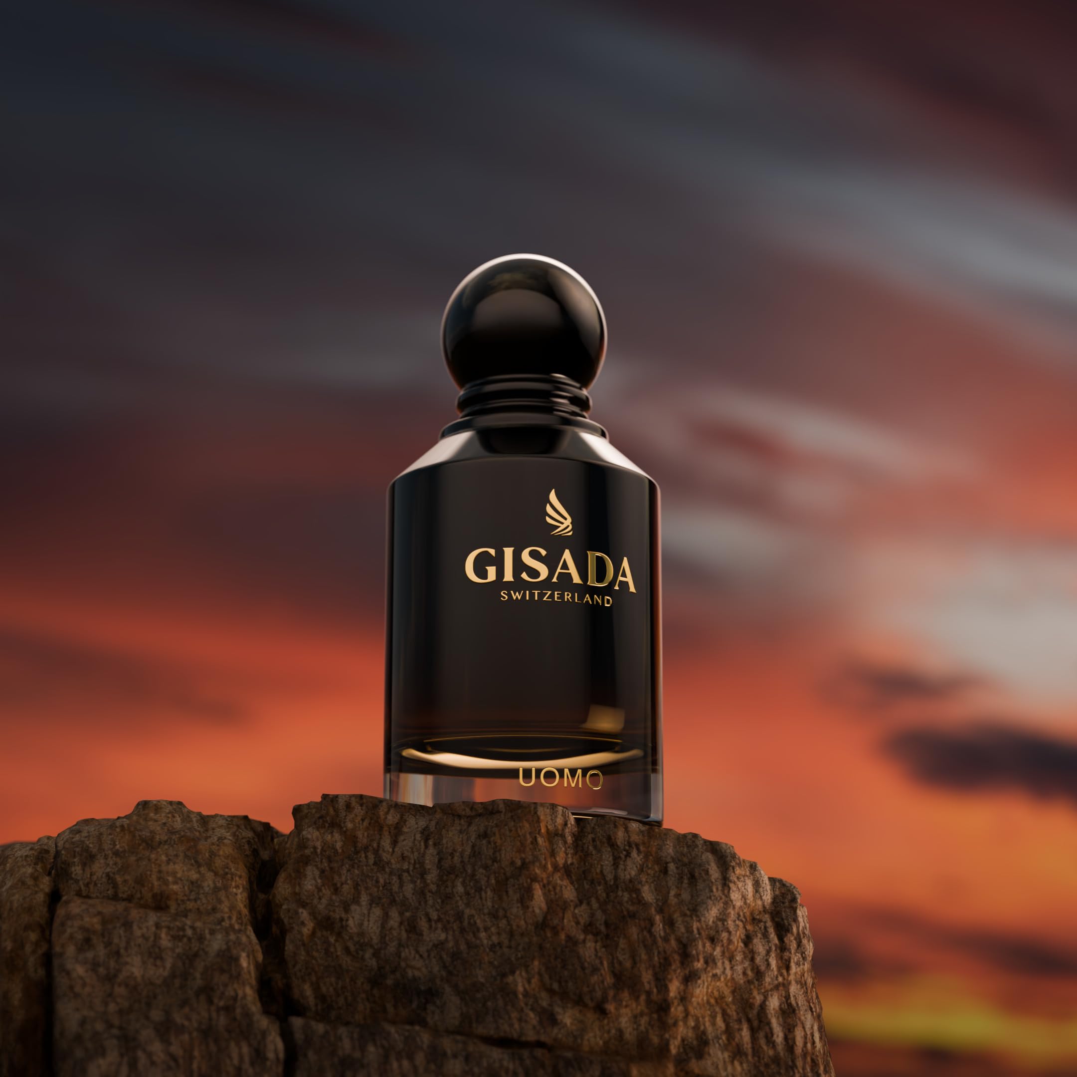Gisada Uomo Eau de Parfum - Parfum luxueux pour homme - Citron frais et bois de cèdre chaud - Parfum confiant, élégant et sensuel pour homme (50 ml)