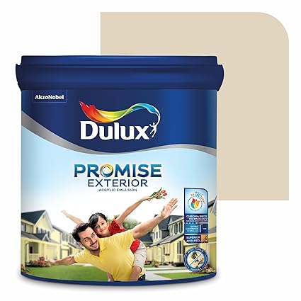 Dulux Promise Exterior Emulsion Paint (4L, Western Navajo) | Ideal for Exterior Walls | Smooth Finish | Anti-Peel & Anti-Crack | Long-Lasting Colors