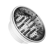 Vista 11 de Difusor de cabello, difusor universal para cabello rizado, difusor de secador de pelo para secar y dar volumen, difusor de cabello para cabello Negro