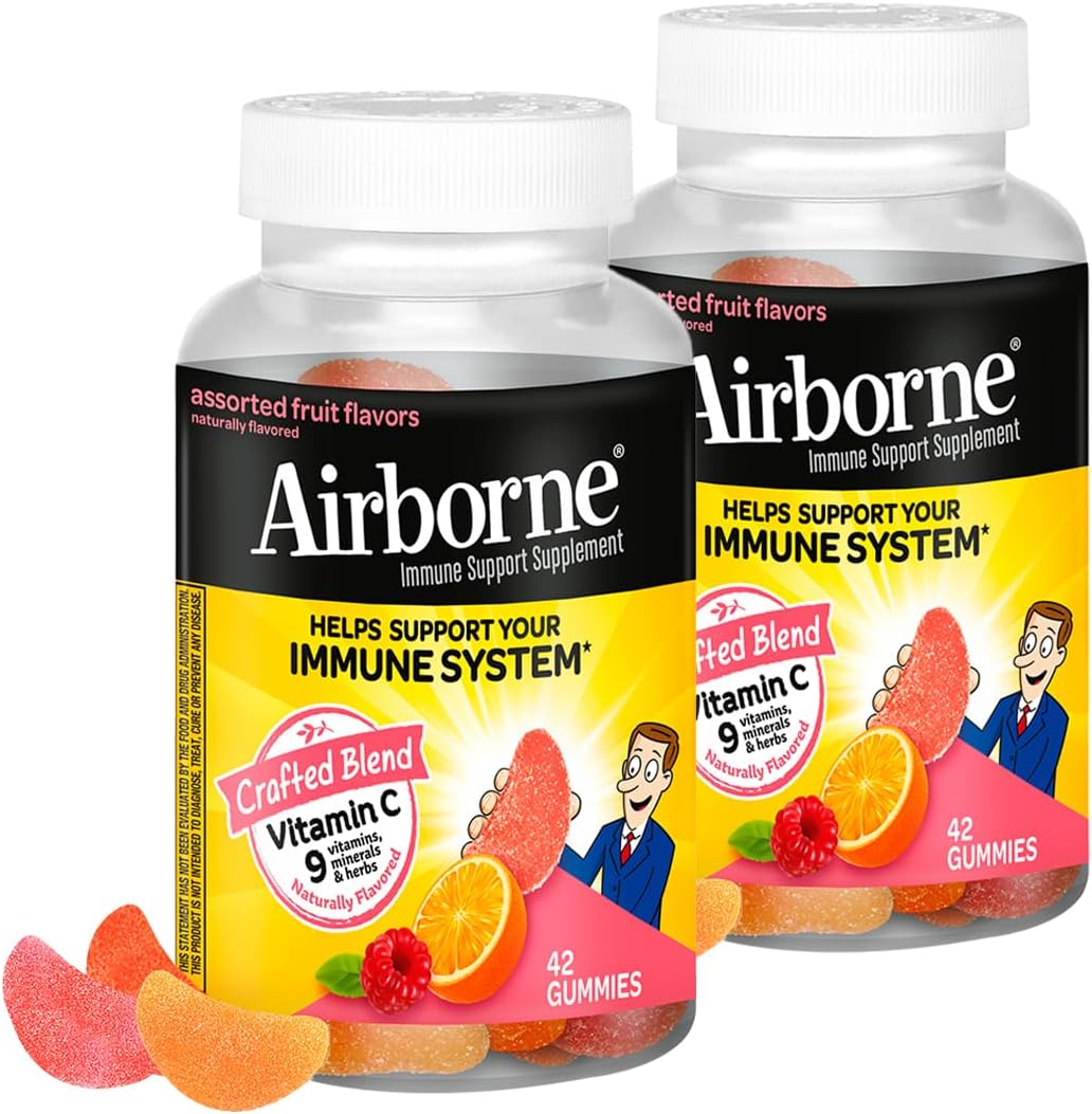 Airborne 750mg Vitamin C Immune Support Supplement...