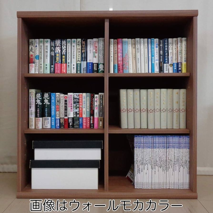 Amazon｜小島工芸 本棚 オープンシェルフ 幅90.2cm 奥行き41cm